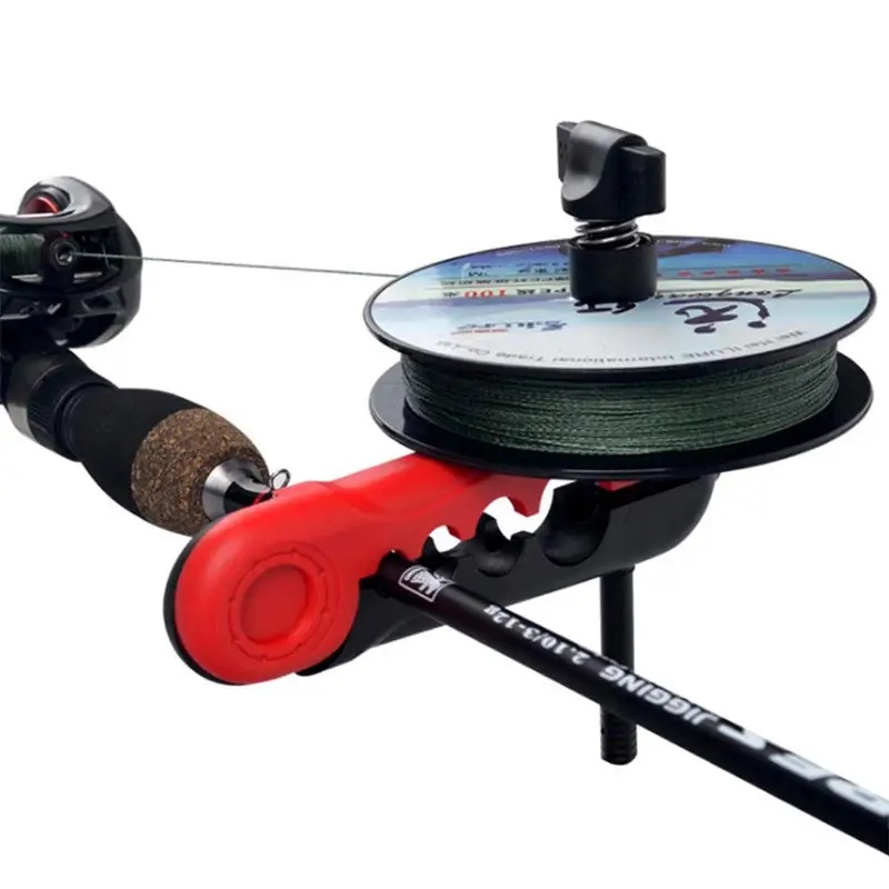 携帯用釣り糸巻き取り器、スプール、ロッドホルダー、糸巻き機、 - Fishing Rod Combo のレビューと価格