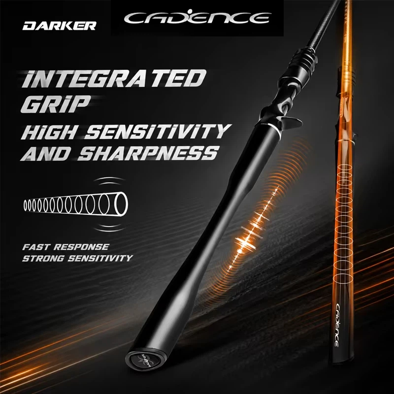 カデンス ダークカーボンファイバー製ルアーロッド MLパワー - Fishing Rod Carbon Fiber のレビューと価格